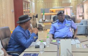 Delta CP Samuel Erale and Delta State REC Etekamba Umoren