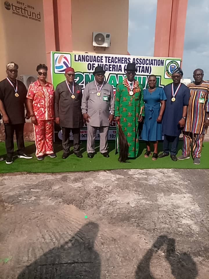 Federal University Otuoke academics at language conference